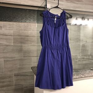 Purple sleeveless dress
